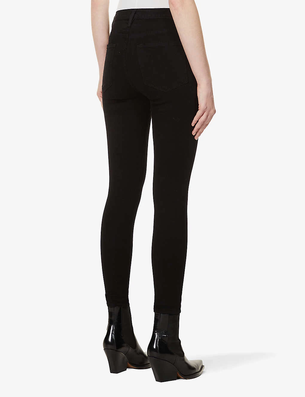 FRAME Ali High-rise Cigarette Jeans - Image 4