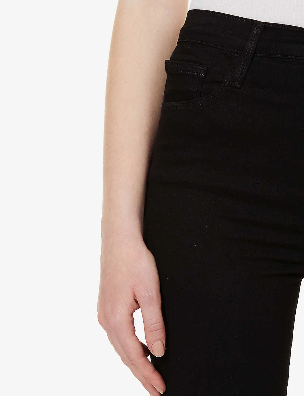 FRAME Ali High-rise Cigarette Jeans - Image 5