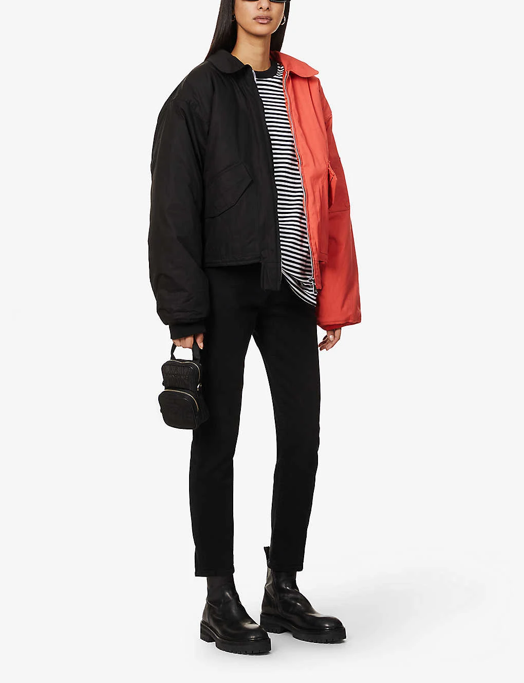 Levis 501 Cropped Straight High-rise Jeans - Image 2