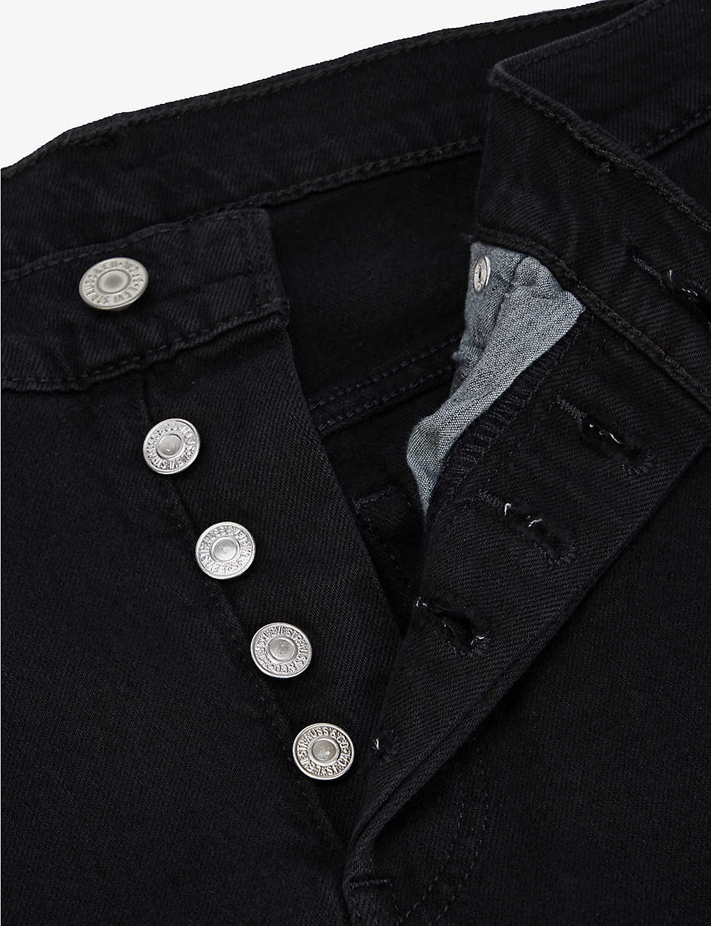 Levis 501 Cropped Straight High-rise Jeans - Image 7