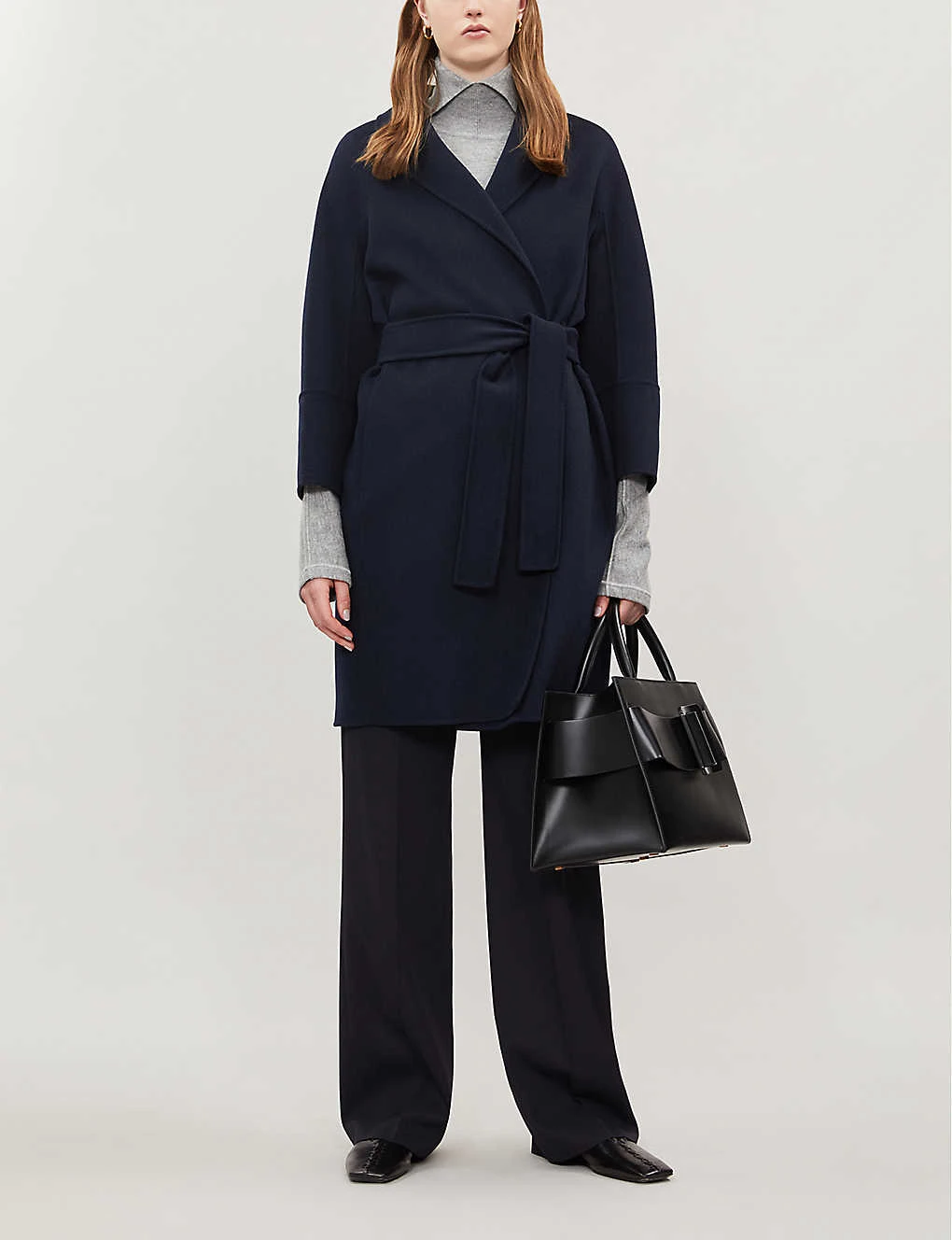 Arona Single-breasted Wool Coat - Image 3