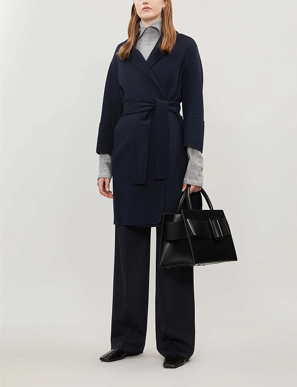 Arona Single-breasted Wool Coat - Image 2