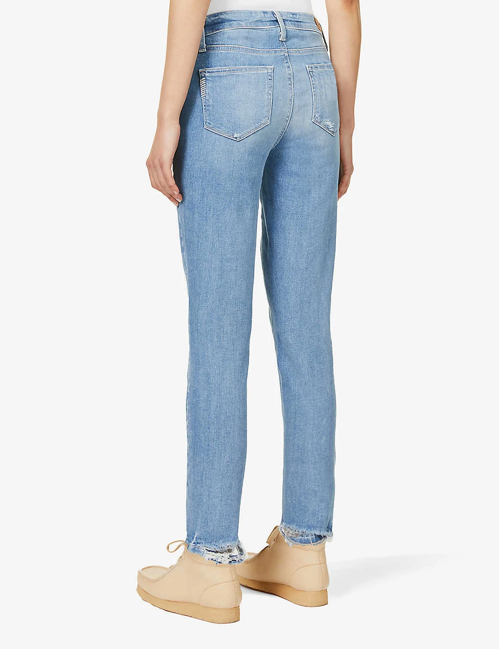 Paige Hoxton Frayed-hem Ultra-skinny High-rise Jeans - Image 4