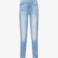 Paige Hoxton Frayed-hem Ultra-skinny High-rise Jeans