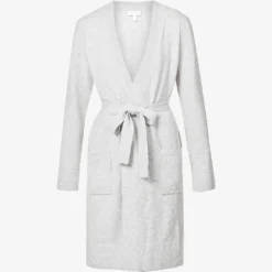 Short Belted Cashmere Robe