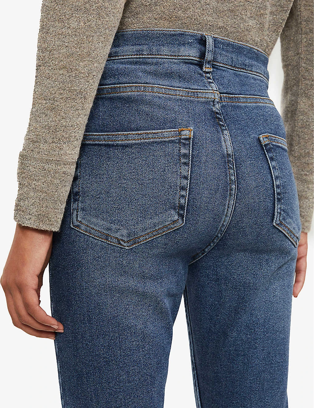 Whistles Sculpted Skinny High-rise Jeans - Image 6