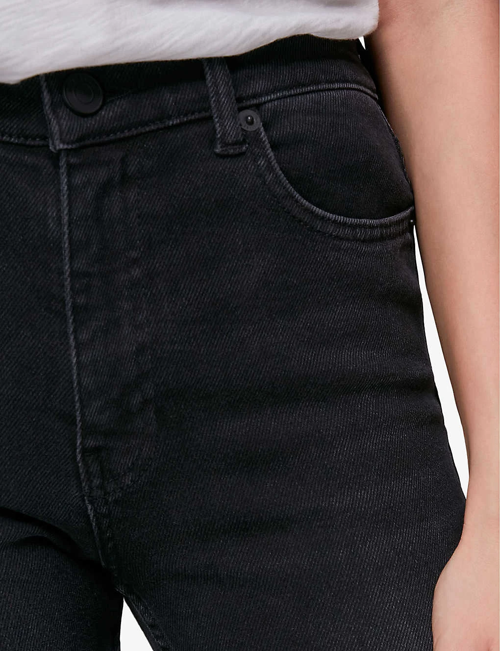 Whistles Sculpted High-rise Stretch-denim Jeans - Image 5
