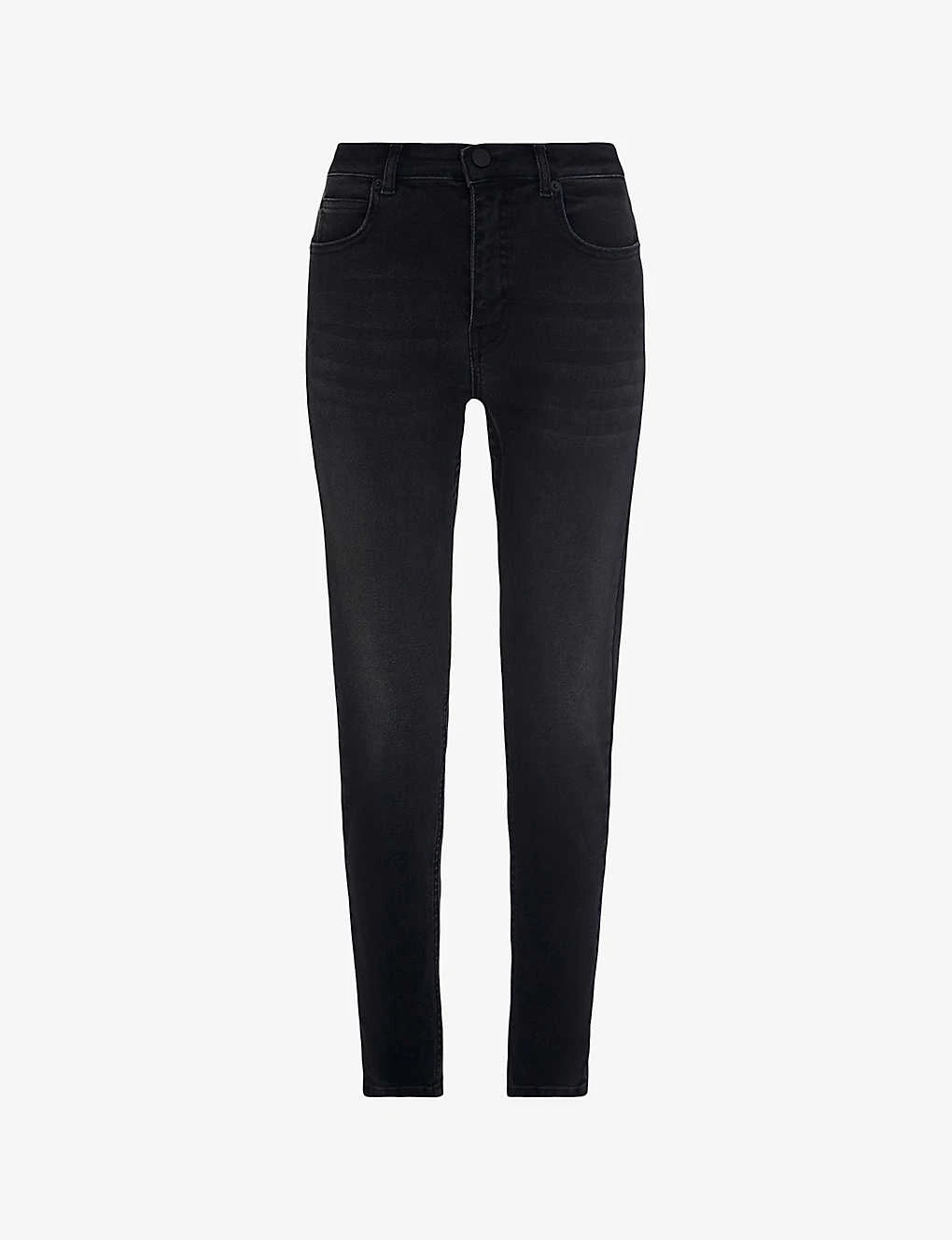 Whistles Sculpted High-rise Stretch-denim Jeans - Image 2