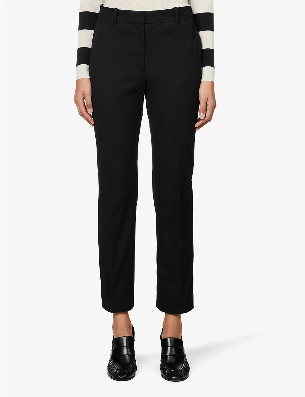 Joseph Coleman Stretch-gabardine Straight Leg Trousers - Image 4