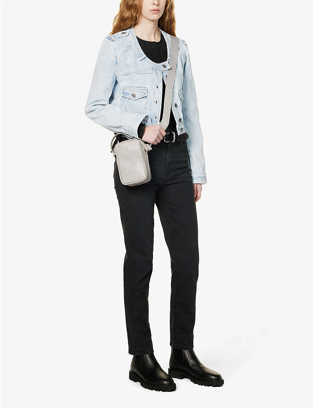 Paige Sarah Slim High-rise Cotton-blend Denim Jeans - Image 2