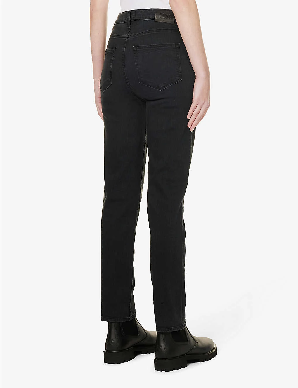 Paige Sarah Slim High-rise Cotton-blend Denim Jeans - Image 4
