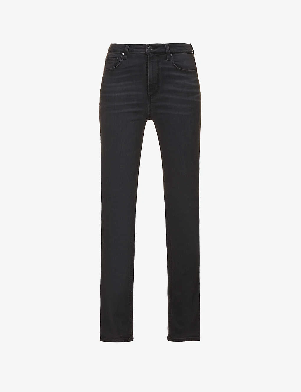 Paige Sarah Slim High-rise Cotton-blend Denim Jeans