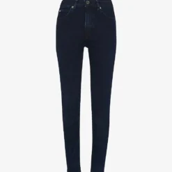 Whistles Sculptured Skinny Mid-rise Stretch-denim Jeans