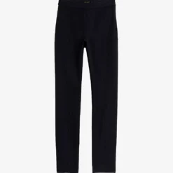 Ted Baker Cayla Seam-detail Slim-fit Cotton Trousers