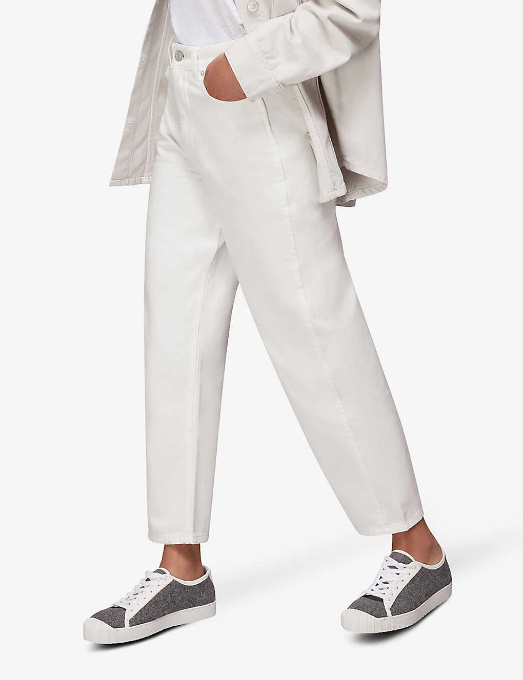 Whistles Authentic Barrel-leg High-rise Jeans - Image 4