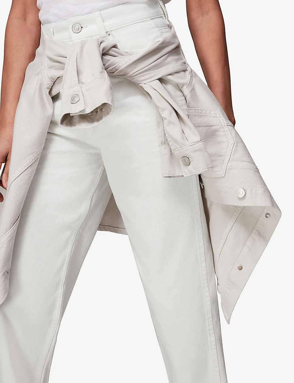 Whistles Authentic Barrel-leg High-rise Jeans - Image 6