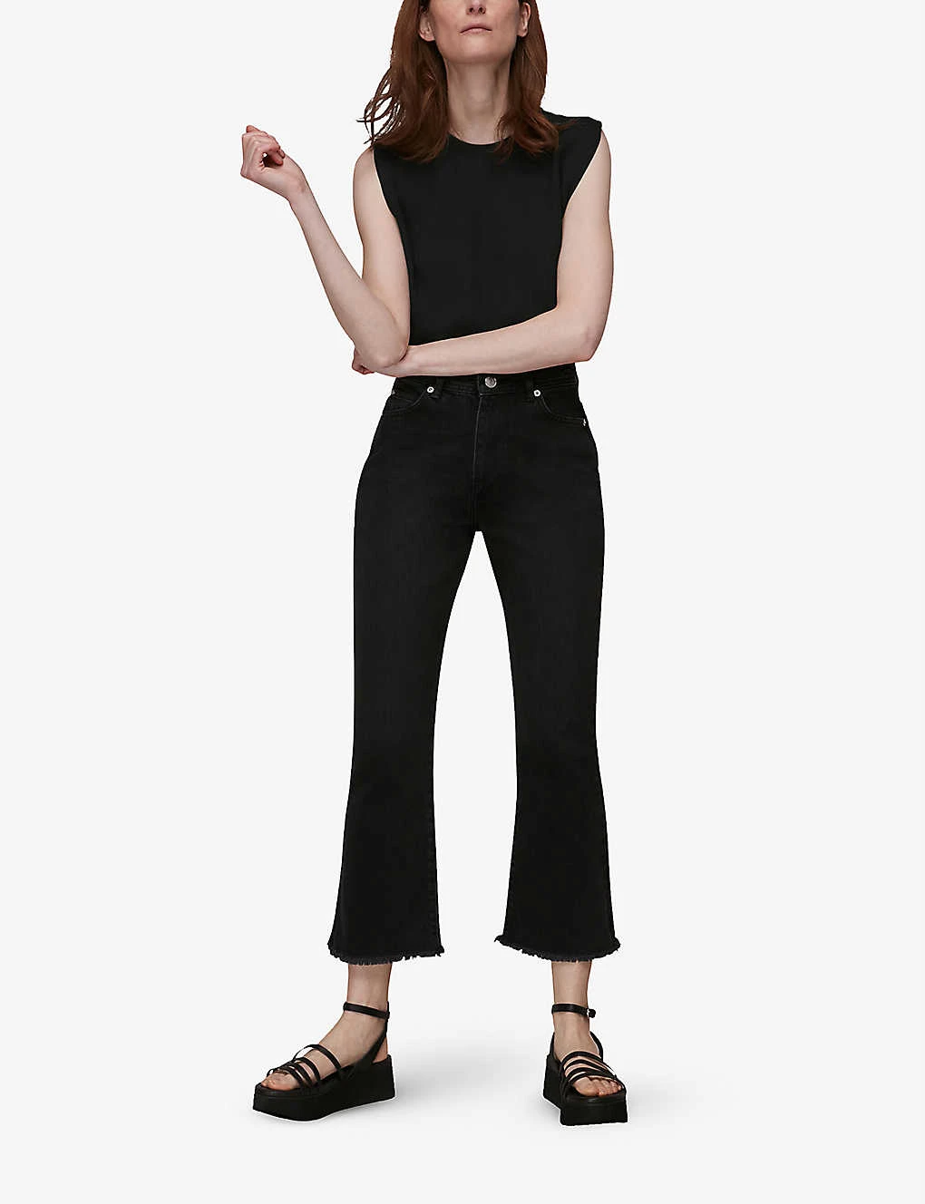 Whistles Malia Sleeveless Woven Top - Image 2