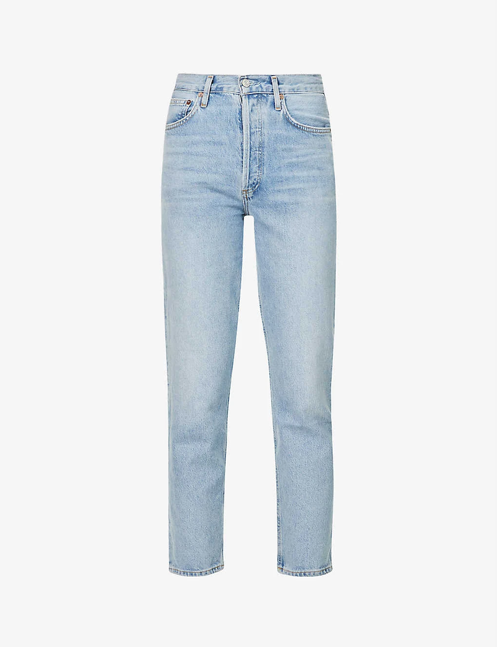 AGOLDE Fen Tapered High-rise Organic Cotton Jeans