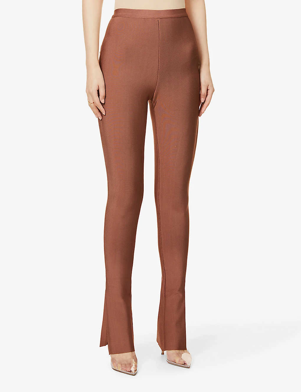 Gloriette Flared-leg High-rise Stretch-woven Trousers - Image 3