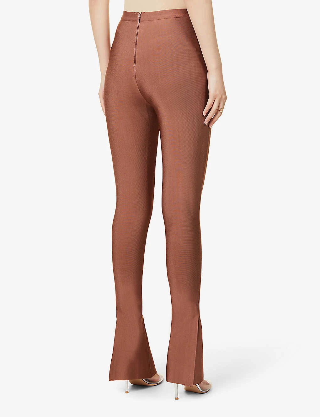 Gloriette Flared-leg High-rise Stretch-woven Trousers - Image 4