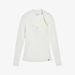 Ted Baker Helenh Sweetheart-neckline Knitted Top