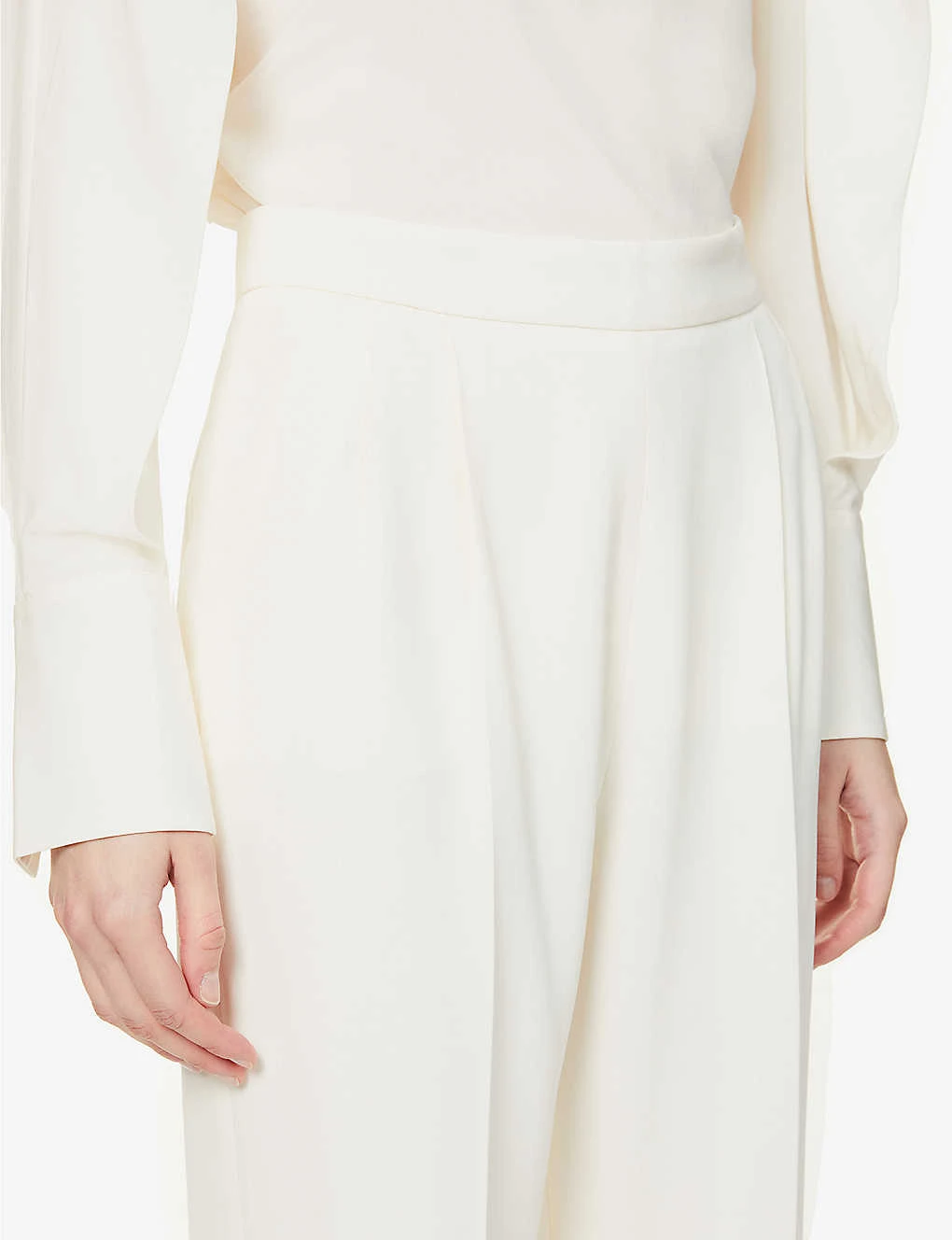 Joseph Comfot Cady Thea Tapered High-rise Stretch-woven Trousers - Image 5