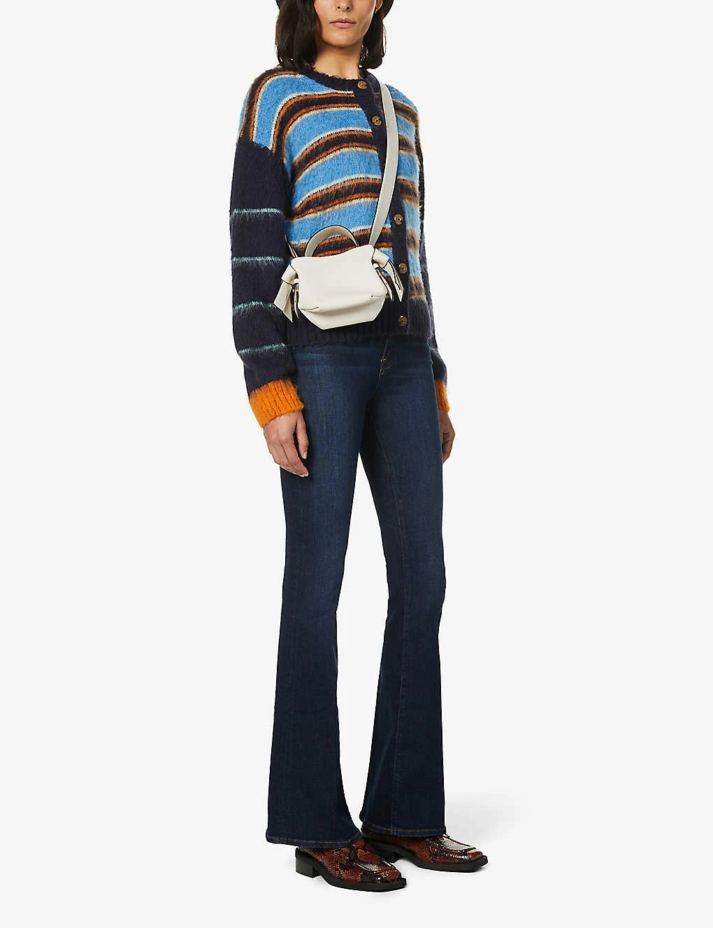 FRAME Le High Flare High-rise Stretch-denim Jeans - Image 2