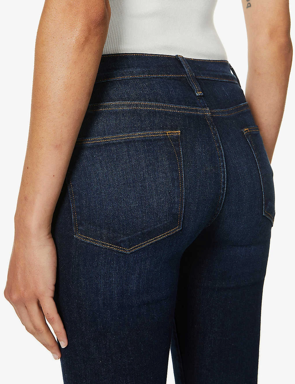 FRAME Le High Flare High-rise Stretch-denim Jeans - Image 6