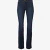 FRAME Le High Flare High-rise Stretch-denim Jeans