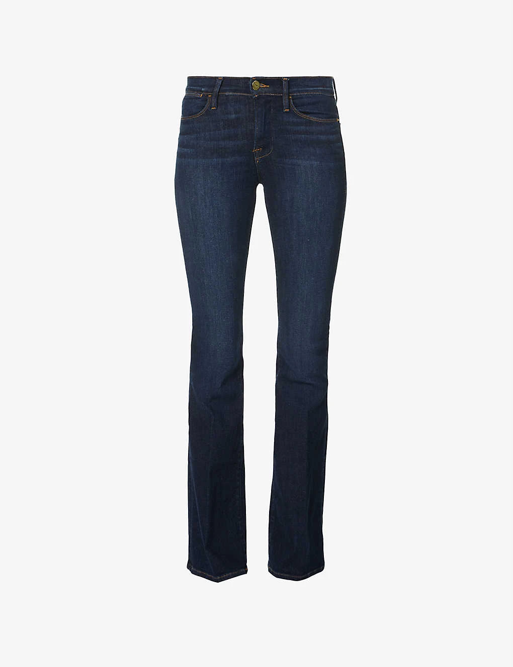 FRAME Le High Flare High-rise Stretch-denim Jeans