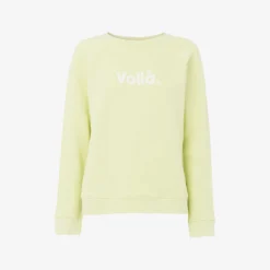 Whistles Voila-embroidered Cotton Sweatshirt