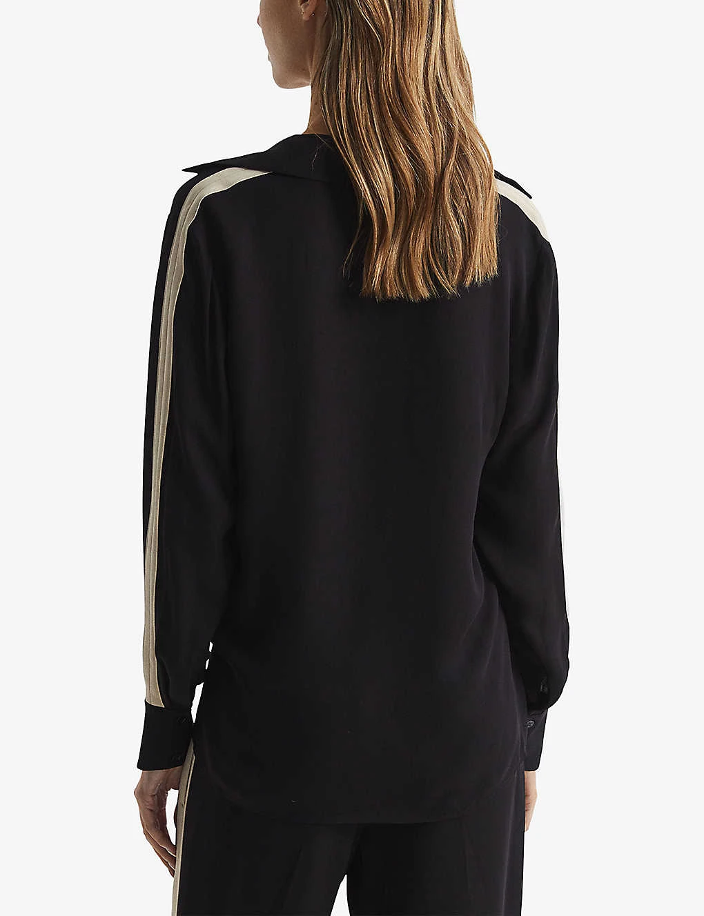Reiss Millie Side-stripe Woven Shirt - Image 4