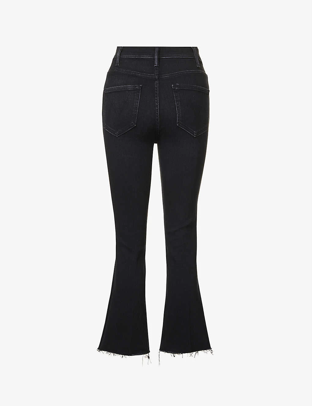 MOTHER Hustler Ankle Fray Flared High-rise Stretch-denim Jeans - Image 2