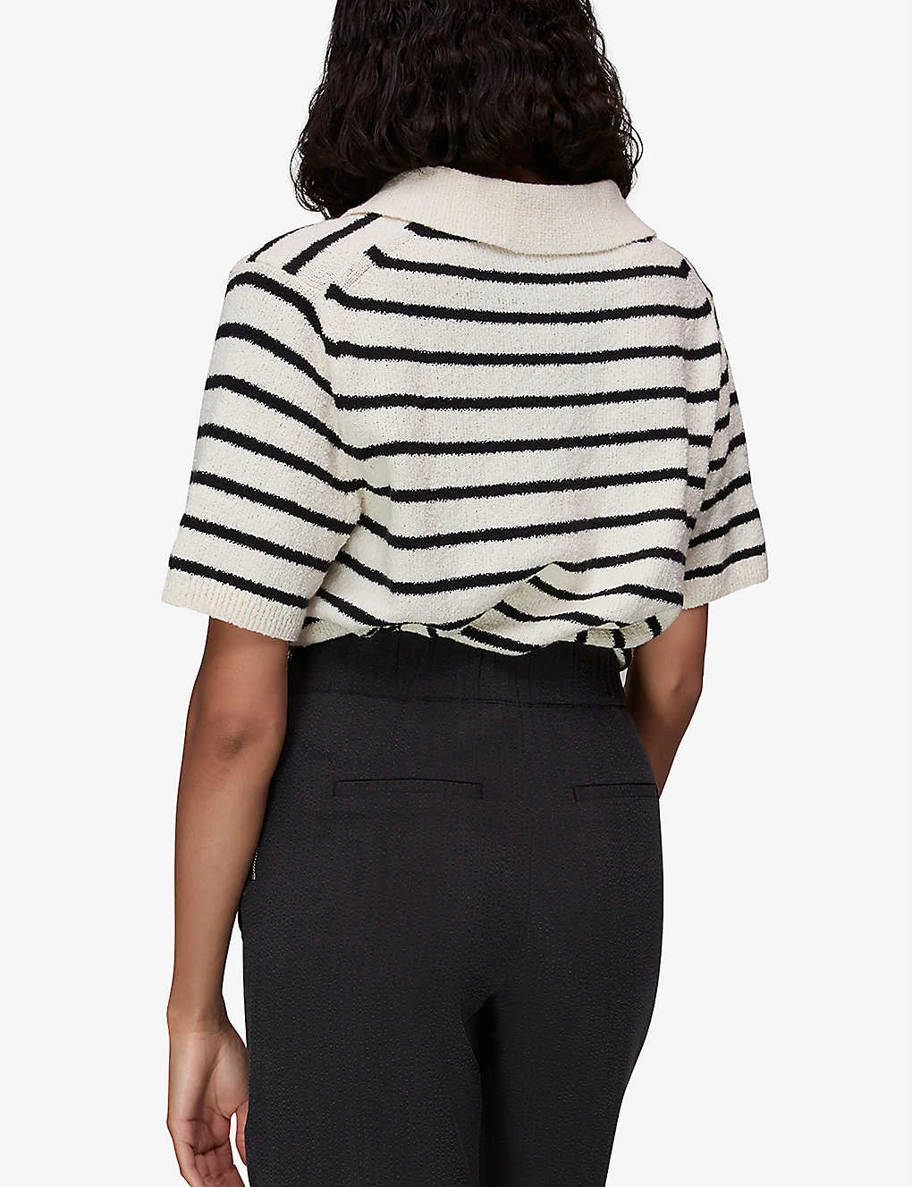 Whistles Jade Straight-leg Mid-rise Woven Trousers - Image 4