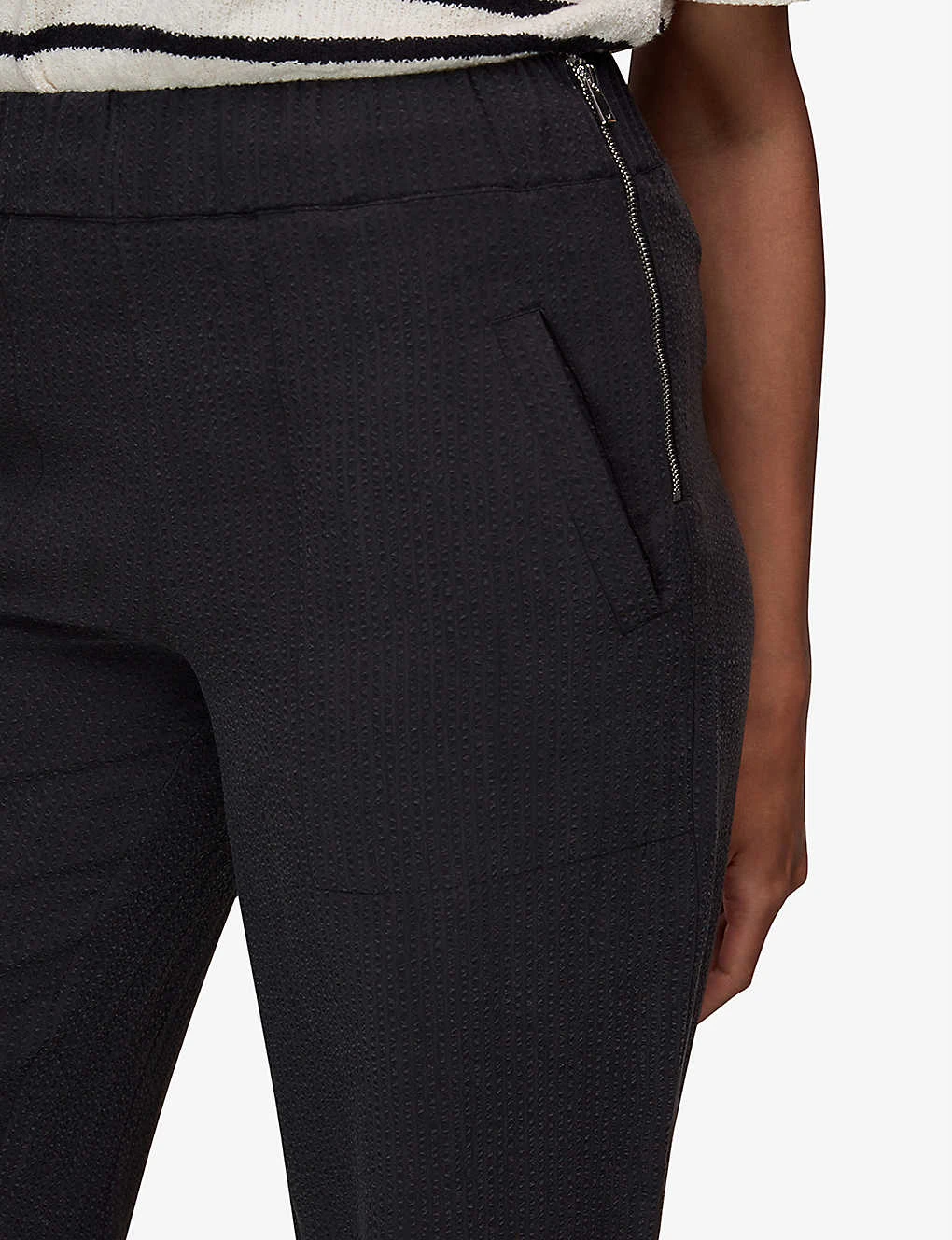 Whistles Jade Straight-leg Mid-rise Woven Trousers - Image 5