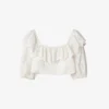 By Malina Gia Frill Cotton Top