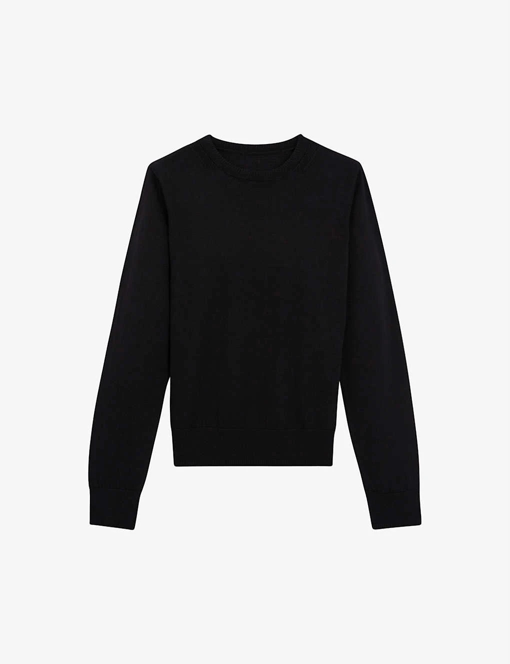 THE KOOPLES Round-neck Slim-fit Wool-knit Jumper