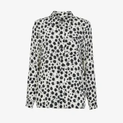 Whistles Animal-print Woven Shirt