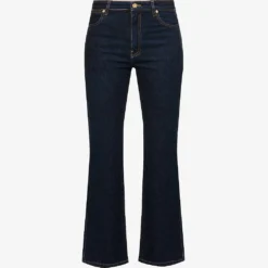 Joseph Duke Flared Cropped Stretch-cotton Jeans