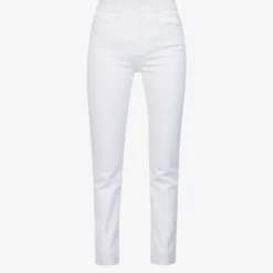 Paige Cindy Slim-fit Mid-rise Stretch-cotton Jeans