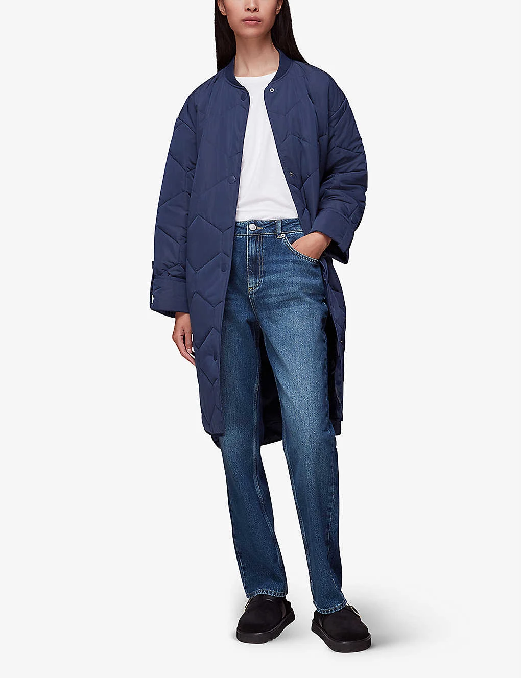 Whistles Straight-leg Low-rise Faded Jeans - Image 2