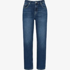 Whistles Straight-leg Low-rise Faded Jeans