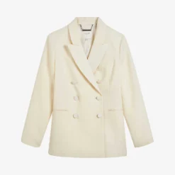 Ted Baker Dianai Double-breasted Woven Blazer