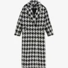 Ted Baker City Houndstooth-check Woven Coat
