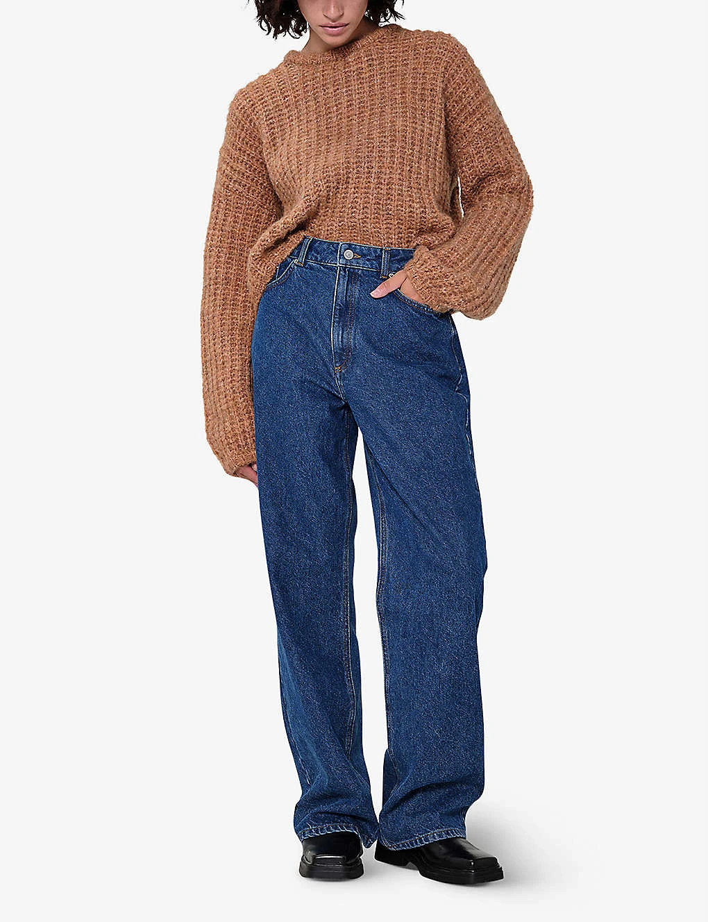 Gigi High-rise Straight-leg Organic-cotton Jeans - Image 2