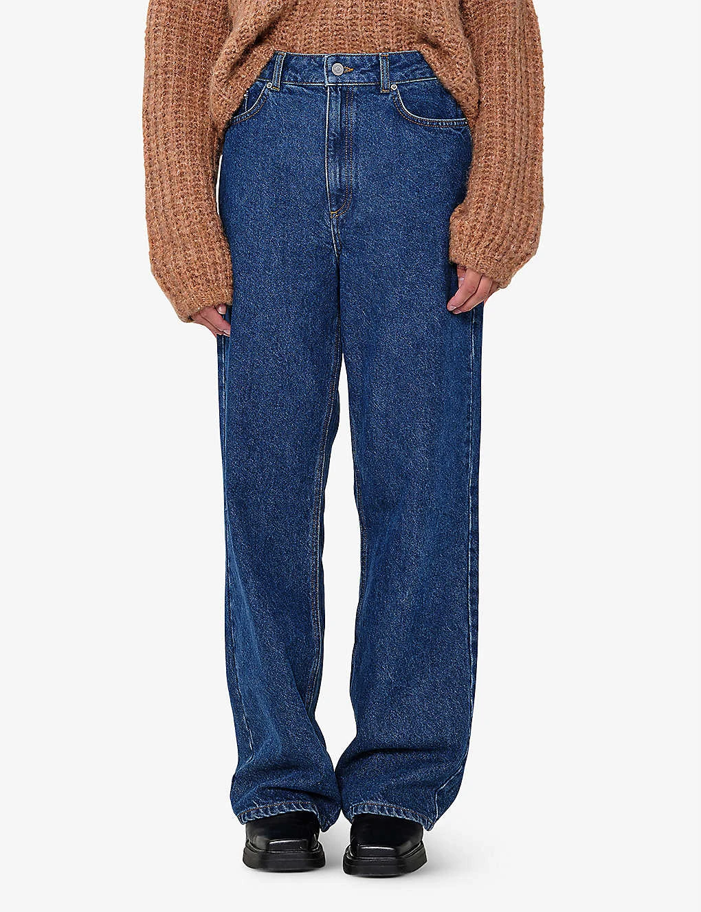 Gigi High-rise Straight-leg Organic-cotton Jeans - Image 3