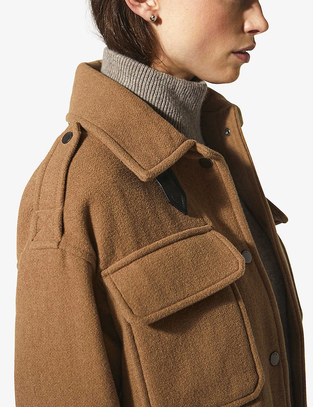 Ikks Classic Woven Coat - Image 5