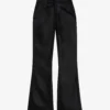 Ted Baker Demyat Flared High-rise Stretch-velvet Trousers