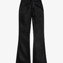 Ted Baker Demyat Flared High-rise Stretch-velvet Trousers