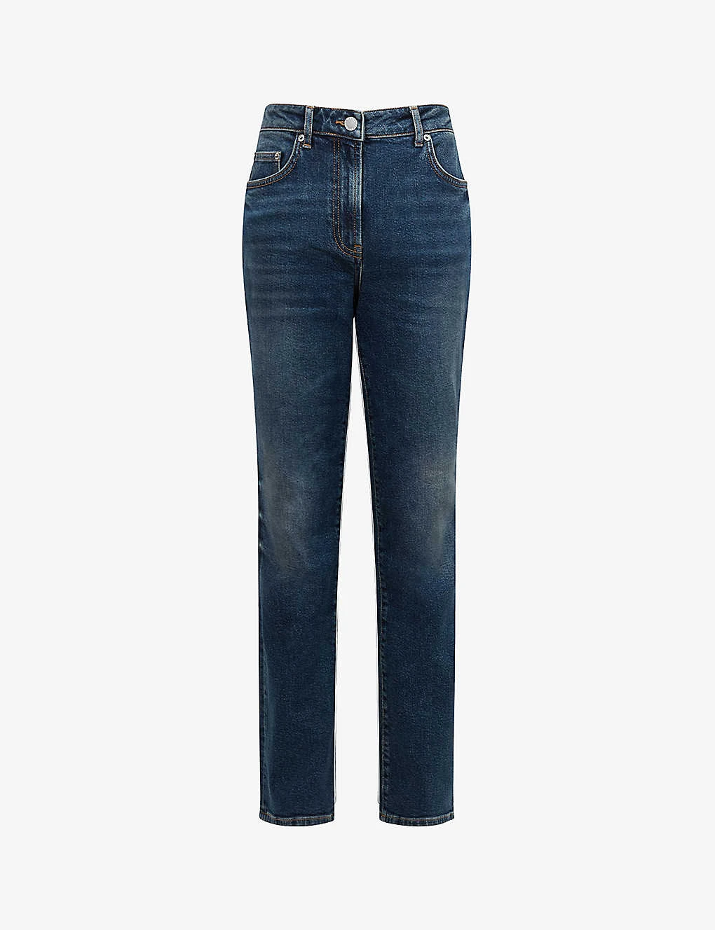 Reiss Phillipa Straight-leg High-rise Stretch-denim Jeans